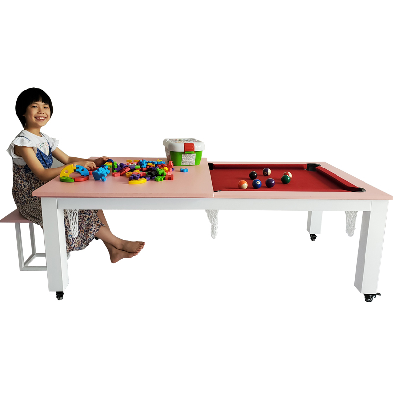 Children's multi-functional mobile billiards table, table tennis table, desk, toy table