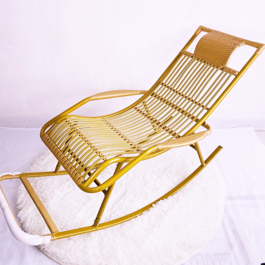 Summer rocking chair deck chair rattan chair rattan woven single